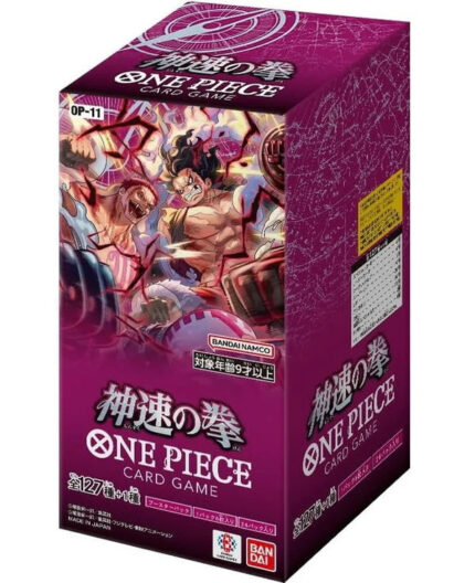 OP-11 A Fist of Divine Speed – One Piece Booster Box Japanese